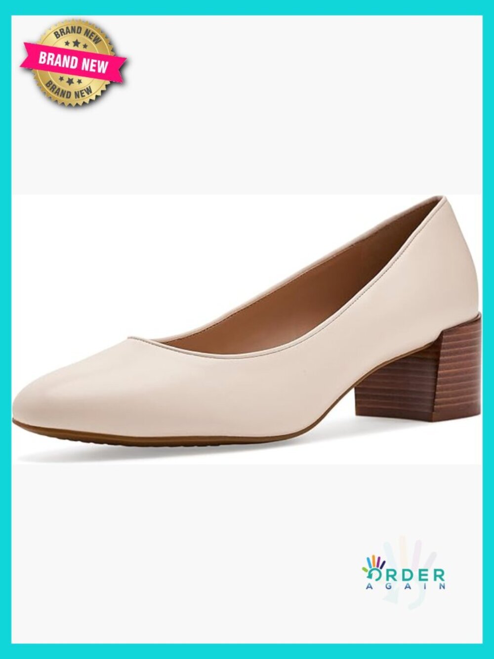 Block Heel Pumps Classic Pump Leather Heels Office Work Shoes Business Casual